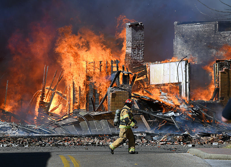 Fire destroys Meadow Gold building